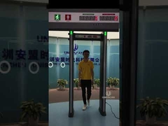 Waterproof PVC Material 2000 High Sensitivity Door Frame Walk Through Metal Detector